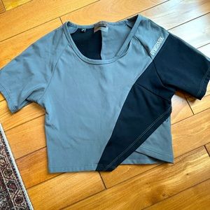Gymshark cropped crisscross top